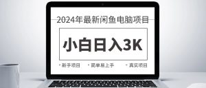 (10845期)2024最新闲鱼卖电脑项目,新手小白日入3K+,最真实的项目教学-黑斯坦丁项目网