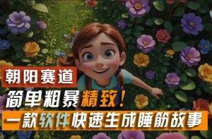 （11405期）利用一款软件5分钟一条爆款睡筋故事，简单粗暴精致！小白月入2w+-黑斯坦丁项目网