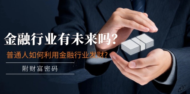 (11499期)某付费文章:金融行业有未来吗?普通人如何利用金融行业发财?(附财富密码)-黑斯坦丁项目网