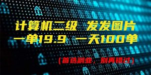 (11715期)计算机二级,一单19.9 一天能出100单,每天只需发发图片(附518G资料)-黑斯坦丁项目网