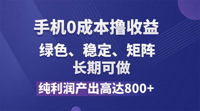 （11976期）纯利润高达800+，手机0成本撸羊毛，项目纯绿色，可稳定长期操作！-黑斯坦丁项目网