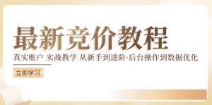 （12012期）竞价教程：真实账户 实战教学 从新手到进阶·后台操作到数据优化-黑斯坦丁项目网