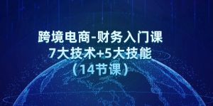 （12047期）跨境电商-财务入门课：7大技术+5大技能（14节课）-黑斯坦丁项目网