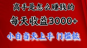 （12144期）1天收益3000+，月收益10万以上，24年8月份爆火项目-黑斯坦丁项目网