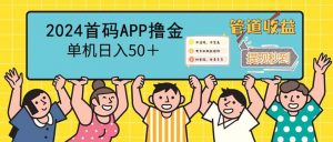 (12603期)2024首码零撸聚合APP,单机日入50+,提现秒审核秒到账-黑斯坦丁项目网