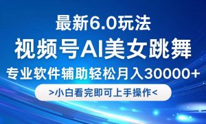 （12752期）视频号最新6.0玩法，当天起号小白也能轻松月入30000+-黑斯坦丁项目网