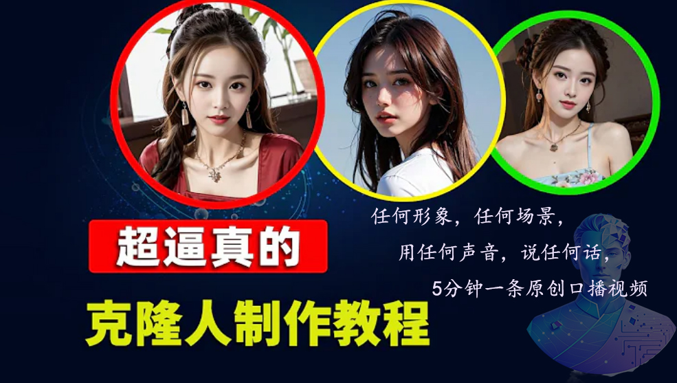 (13053期)数字人2.0,2024下半年最火项目,无限免费生成视频,任何场景,用任何…-黑斯坦丁项目网