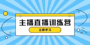 （13241期）主播直播特训营：抖音直播间运营知识+开播准备+流量考核，轻松上手-黑斯坦丁项目网