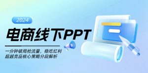 （13367期）电商线下PPT：一分钟破局抢流量，稳吃红利，超越竞品核心策略分段解析-黑斯坦丁项目网