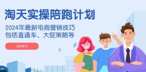 (14008期)淘天实操陪跑计划,2024年最新电商营销技巧,包括直通车、大促策略等-黑斯坦丁项目网