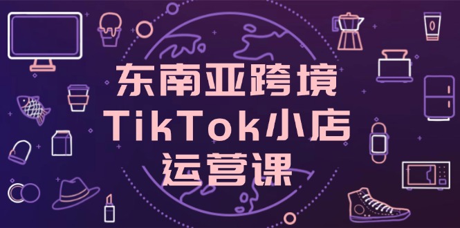 东南亚跨境TikTok小店运营课,掌握店铺设置与流量转化核心技巧-黑斯坦丁项目网