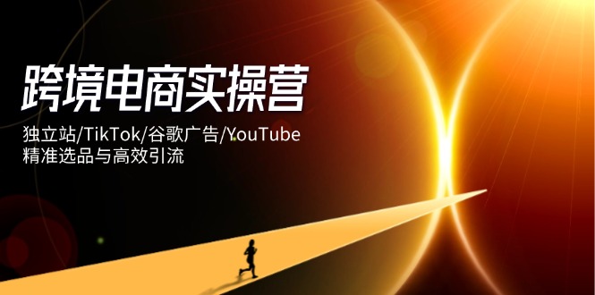 跨境电商实操营：独立站/TikTok/谷歌广告/YouTube，精准选品与高效引流-黑斯坦丁项目网