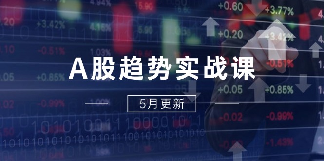 A股趋势实战课:主力动向+政策红利,2025全年策略5月更新-黑斯坦丁项目网