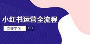 小红书运营全流程，爆款选题文案，视频制作技巧，进阶达人宝典-黑斯坦丁项目网