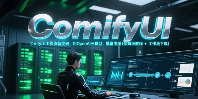 ComfyUI工作流新突破，用OpenAI三模型，批量出图(保姆级教程+工作流下载-黑斯坦丁项目网