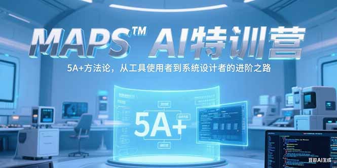 MAPSAI特训营，掌握 5A+方法论，从工具使用者到系统设计者的进阶之路-黑斯坦丁项目网