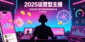 2025运营型主播：自然流起号，微付费投放技巧，罗盘数据深度解析(7月更新-黑斯坦丁项目网