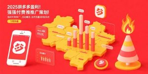 2025拼多多盈利地图：强付费推广策略/活动爆流/自然流量获取系统(7月更新-黑斯坦丁项目网