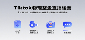Tiktok物理整蛊直播运营，包含工具下载/直播间搭建/直播素材获取/跟播思路等-黑斯坦丁项目网