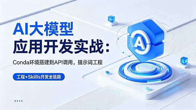 （18518期）AI 大模型应用开发实战：Conda环境搭建到API调用，提示词工程+Skills开发全链路-黑斯坦丁项目网