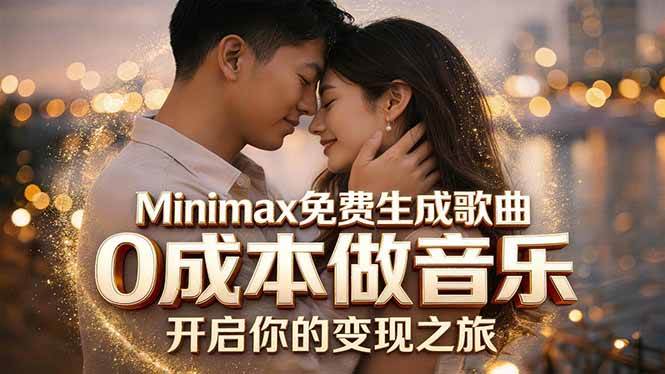 （18401期）Minimax免费生成歌曲实测！0成本做音乐，说唱流行Lofi一键生成-黑斯坦丁项目网