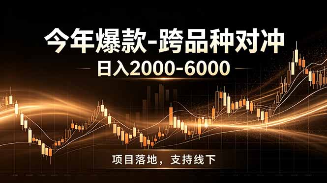 全新跨品种对冲模式上线！日稳定盈利 2000-6000，合规长久可批量放大-黑斯坦丁项目网