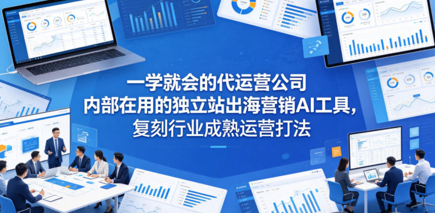 一学就会的代运营公司内部在用的独立站出海营销AI工具，复刻行业成熟运营打法-黑斯坦丁项目网