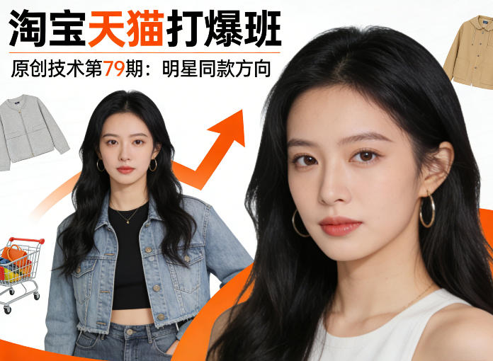 《淘宝天猫打爆班》原创技术第79期：明星同款方向-黑斯坦丁项目网