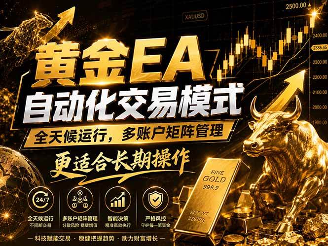 （18509期）黄金EA量化：多窗口矩阵稳定运行，系统自动执行，收益空间持续放大-黑斯坦丁项目网