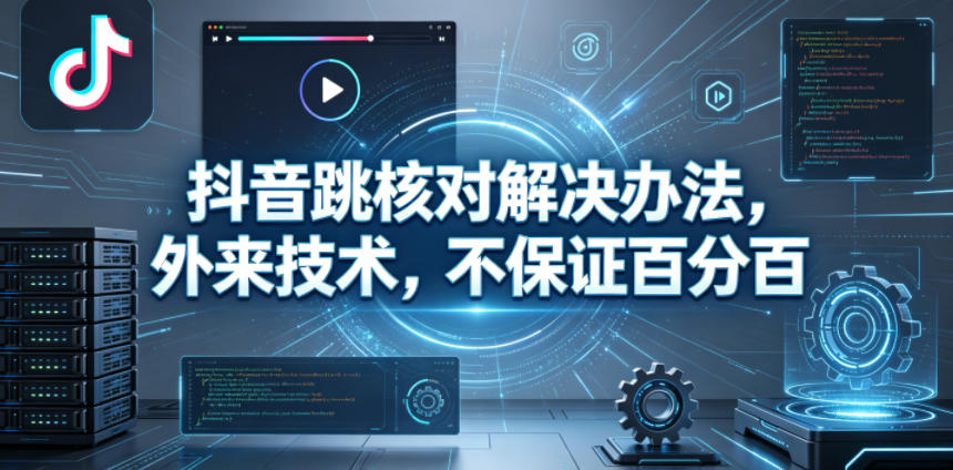 抖音跳核对解决办法，外来技术，不保证百分百-黑斯坦丁项目网