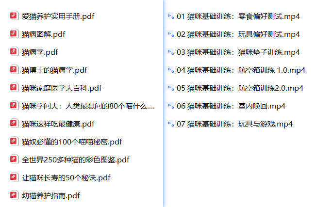 养猫攻略大全+爱猫养护实用手册-黑斯坦丁项目网