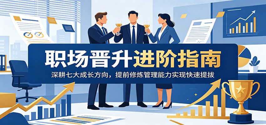 职场晋升进阶指南：深耕七大成长方向，提前修炼管理能力实现快速提拔-黑斯坦丁项目网