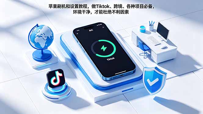 苹果刷机和设置教程，做Tiktok、跨境、各种项目必备，环境干净，才能杜绝不利因素-黑斯坦丁项目网
