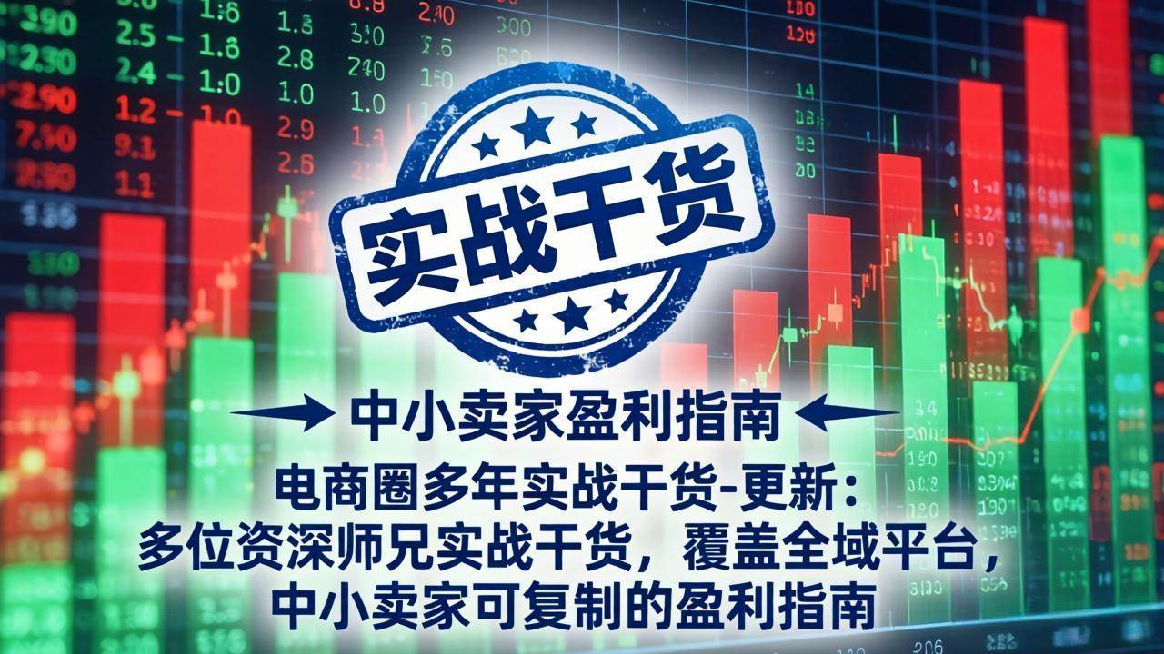（18398期）电商圈多年实战干货-更新5月10：多位资深师兄实战干货/覆盖全域平台，中小卖家可复制的盈利指南-黑斯坦丁项目网
