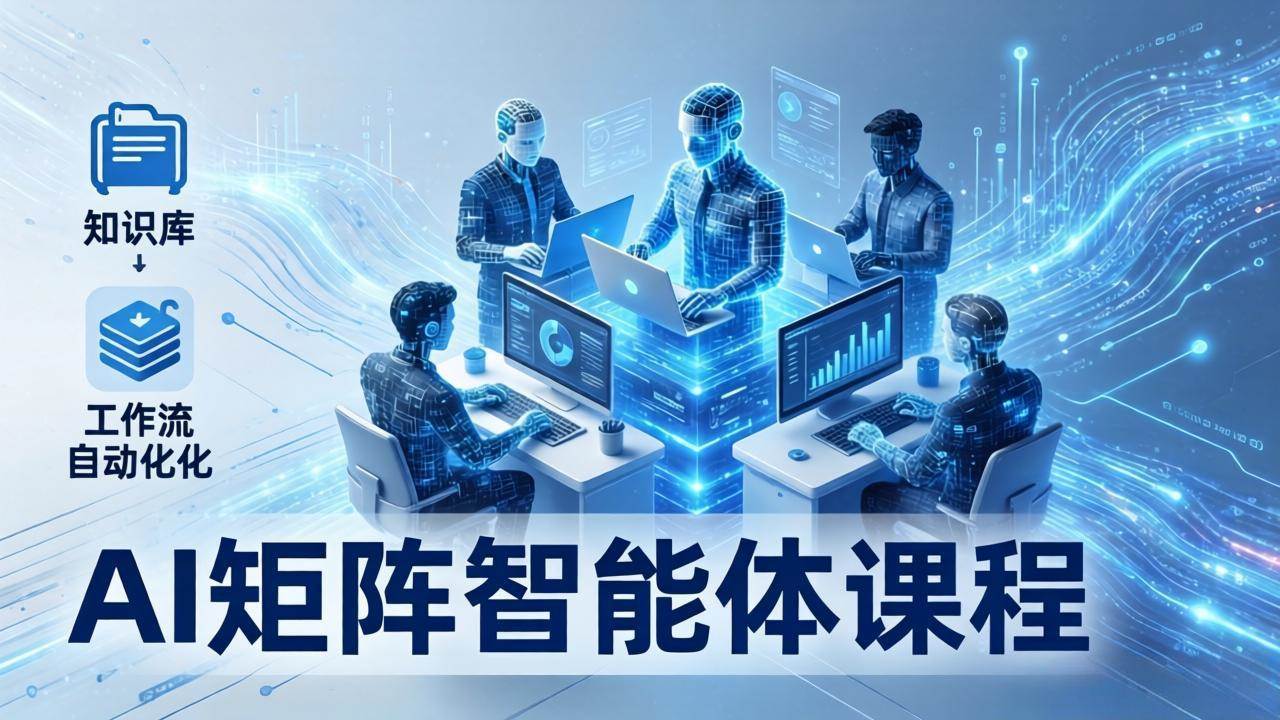（17759期）AI矩阵智能体实战：100个数字员工批量生产内容，文本知识库+工作流自动化全搞定-黑斯坦丁项目网