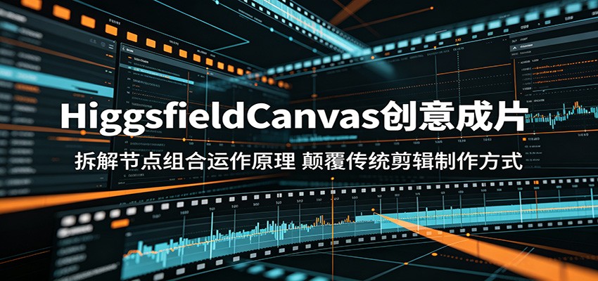 HiggsfieldCanvas创意成片：拆解节点组合运作原理，颠覆传统剪辑制作方式-黑斯坦丁项目网