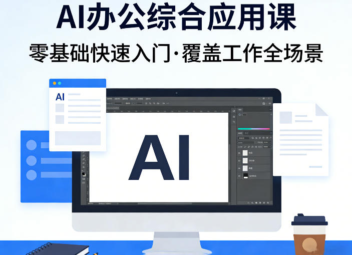 AI办公综合应用课，零基础快速入门，覆盖了工作中各种应用场景-黑斯坦丁项目网