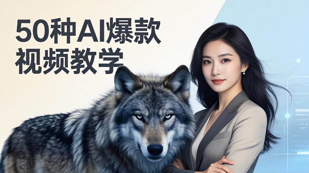 （17815期）50种AI爆款视频教学：影视级古诗词+治愈萌宠+山海经蛟龙，高阶宝典商业落地-黑斯坦丁项目网
