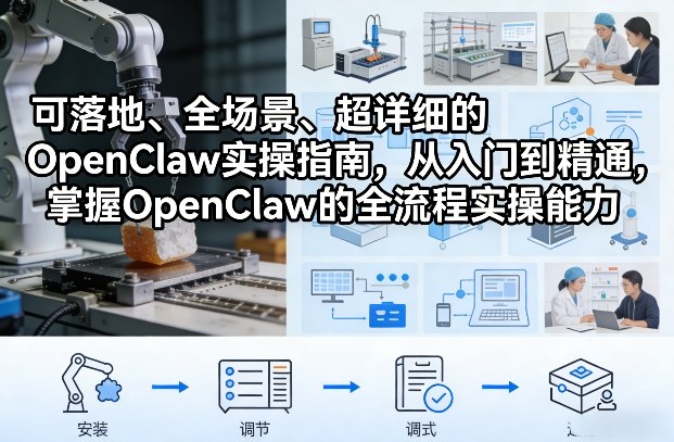 可落地、全场景、超详细的OpenClaw实操指南，从入门到精通，掌握OpenClaw的全流程实操能力-黑斯坦丁项目网